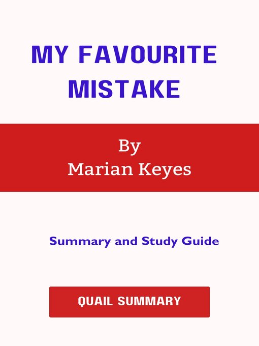Cover image for My favourite Mistake by Marian Keyes